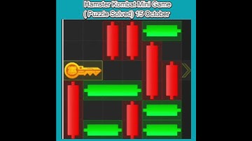 Hamster Kombat|Daily puzzle Solved 15 october| hamster kombat mini game | hamster puzzle for today.