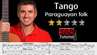 Tango from Paraguay | Classical Guitar Tutorial + Sheet & Tab