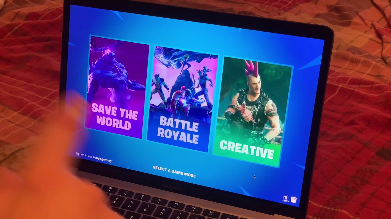 Fortnite on Apple Silicon (MacBook Air M1 Benchmark) YouTube
