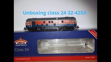 Unboxing & running Bachmann 32-425X class 24 RTC livery for Mangley Town OO gauge model railway