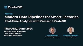 Modern Data Pipelines for Smart Factories​