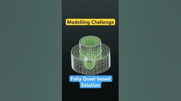 Blender volledig op quads gebaseerde modelleringsuitdaging | #blender3d #blendertutorial #blender...