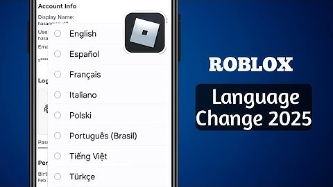 How To Change Language In Roblox 2025