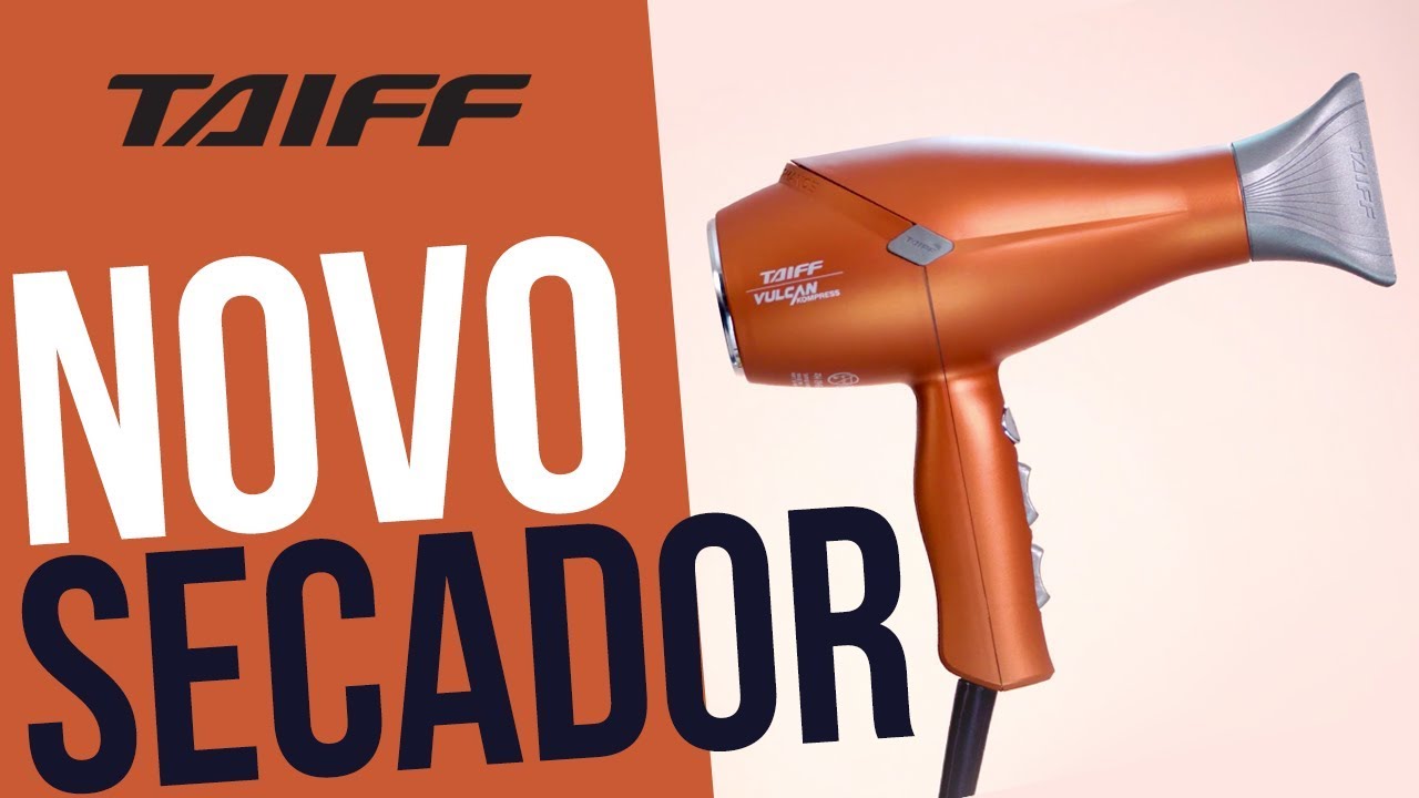 Secador Taiff Vulcan 2500W 127 Volts - Mundo do Cabeleireiro