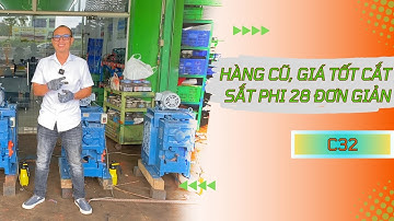 Máy cắt sắt D32 (Điện 380V - 3 Pha) Nhật Bản, Hàn Quốc - Cắt Nhanh, Cắt Khỏe, Giá Rẻ mời các Bác