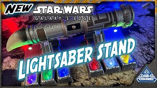 New Lightsaber Stand and Kyber Crystal Holders at Galaxy's Edge!