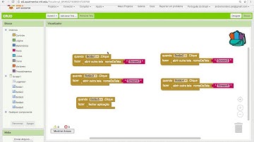 MIT App Inventor: Aula 7 - Banco de Dados (TinyDB) + Listas. Parte 2/3
