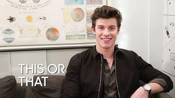 This or That: Shawn Mendes