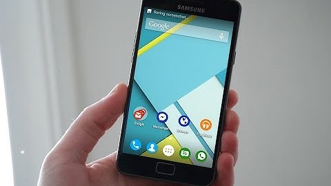 Android Lollipop on Samsung Galaxy S2-GT-i9100