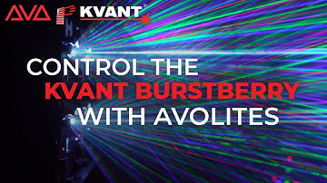 How to control the Kvant Burstberry from an Avolites lighting console