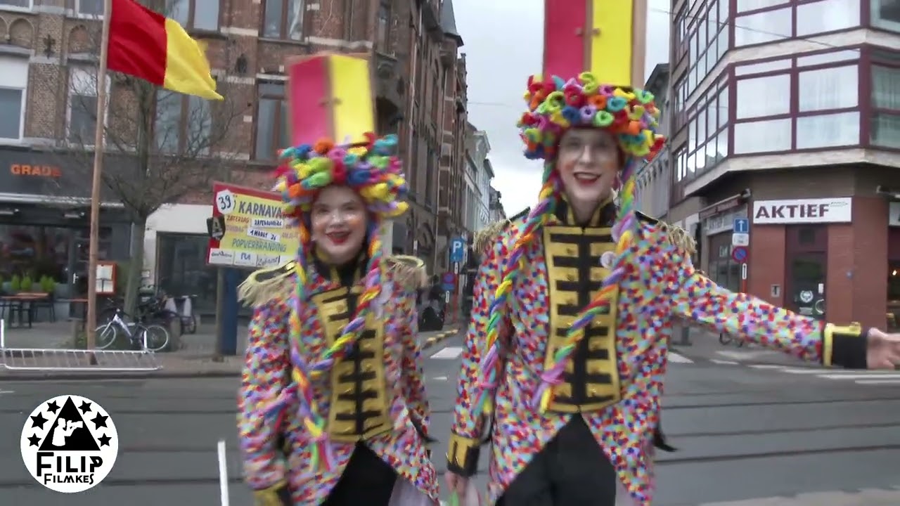 de voorbereiding van de carnavalstoet van Ledeberg op 28  feb 2026