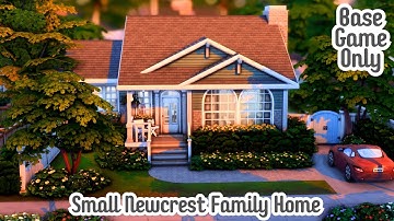 Small Newcrest Family Home || The Sims 4 Building Newcrest Episode 9
