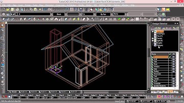 Architectural Drawing in TurboCAD "Roof Modifiers"