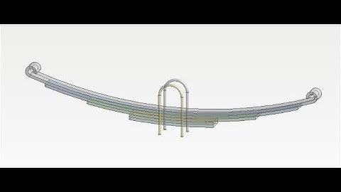 Lesson 51 Leaf Spring in DesignerModeler Part 1 in Ansys Workbench