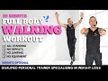 30 minute HIIT Walking Workout at home // Fun Low Impact Cardio!