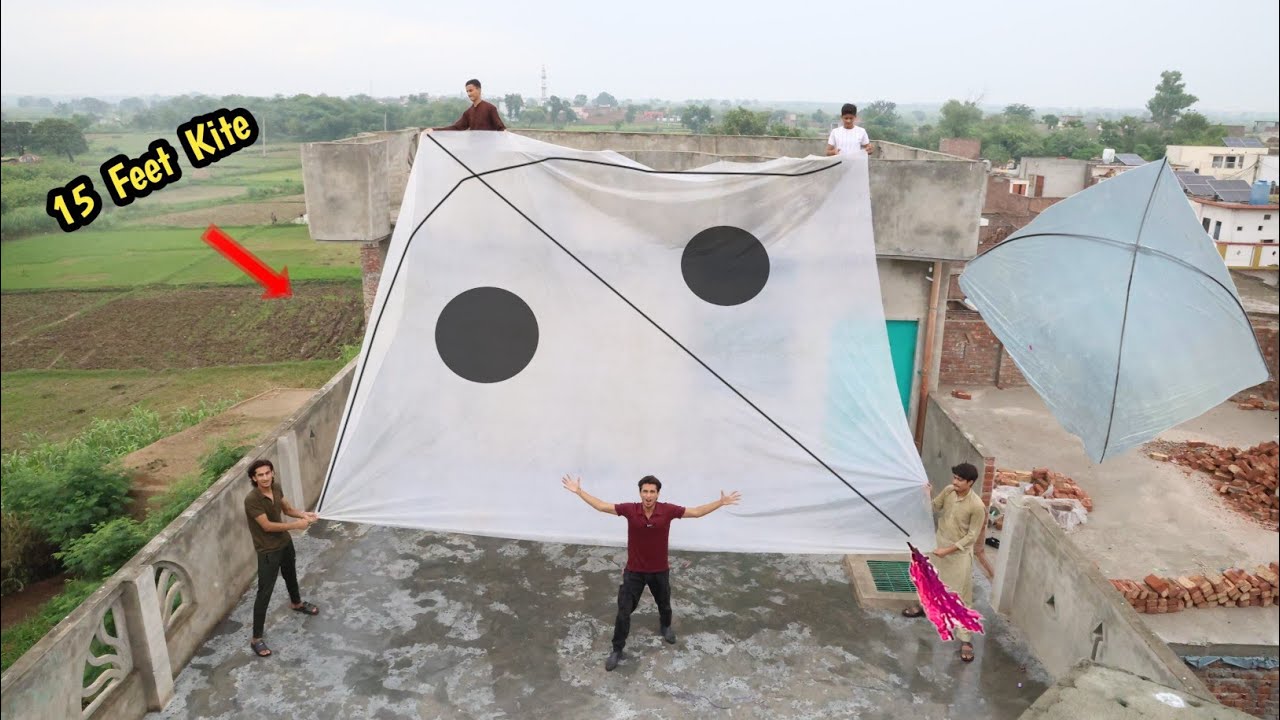 15 Feet Monster Plasticbag Kite Flying Or Make At Home