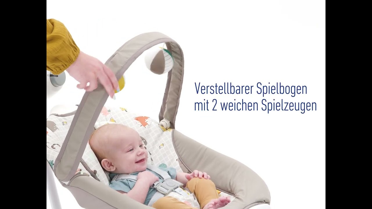 Graco Duet - Tales YouTube Elektrische und Babyschaukel Wippe - Farbe: Bear Sway™