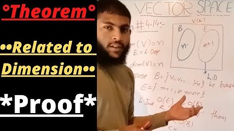 Proof of theorem in vector space in Urdu Hindi // Linear Algebra