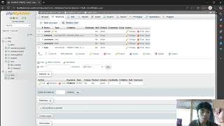 Data Setup and Table Creation in Wampserver
