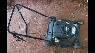 How to scrap a push mower for clean Aluminum