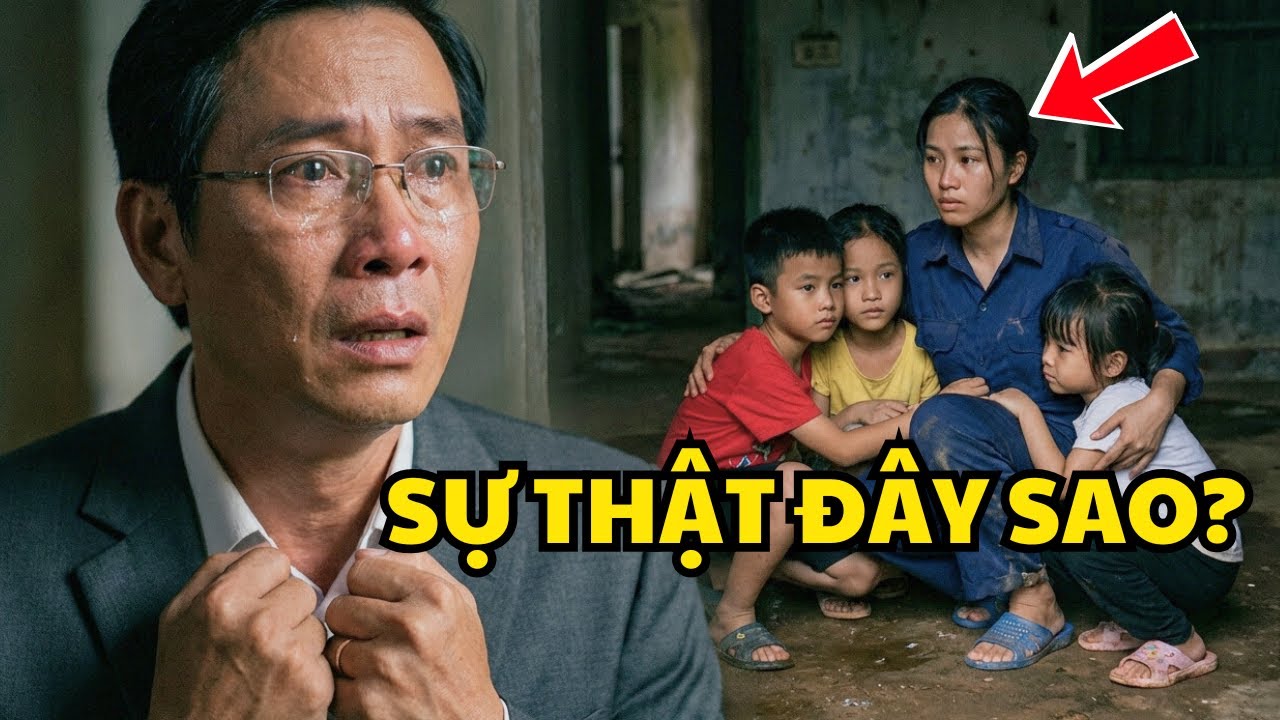 Tỷ Phú Theo Dõi Cô Lao Công… Bắt Gặp Ở Căn Nhà Hoang Cùng 3 Đứa Trẻ, Sự Thật Khiến Ông Bật Khóc