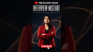 How Freshers Ruin Their Project Answer in Interviews.#jobinterview #fresherinterview #thefluentedge