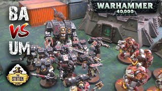 Мультшоу Репорт Warhammer 40k Blood Angels VS Ultramarines 750 pts