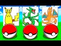 Choose your starter pokmon from bad drawings in minecraft pixelmon