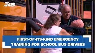 First-of-its-kind emergency response training for school bus drivers
