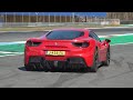 Ferrari 488 GTB with Novitec Exhaust - Accelerations & FLY BY