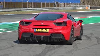 Ferrari 488 GTB with Novitec Exhaust  Accelerations & FLY BY's!