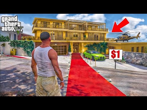 Franklin Bought a luxury House For $1 In GTA 5 