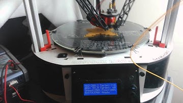 Rostock Max v2 3d Printer Demo