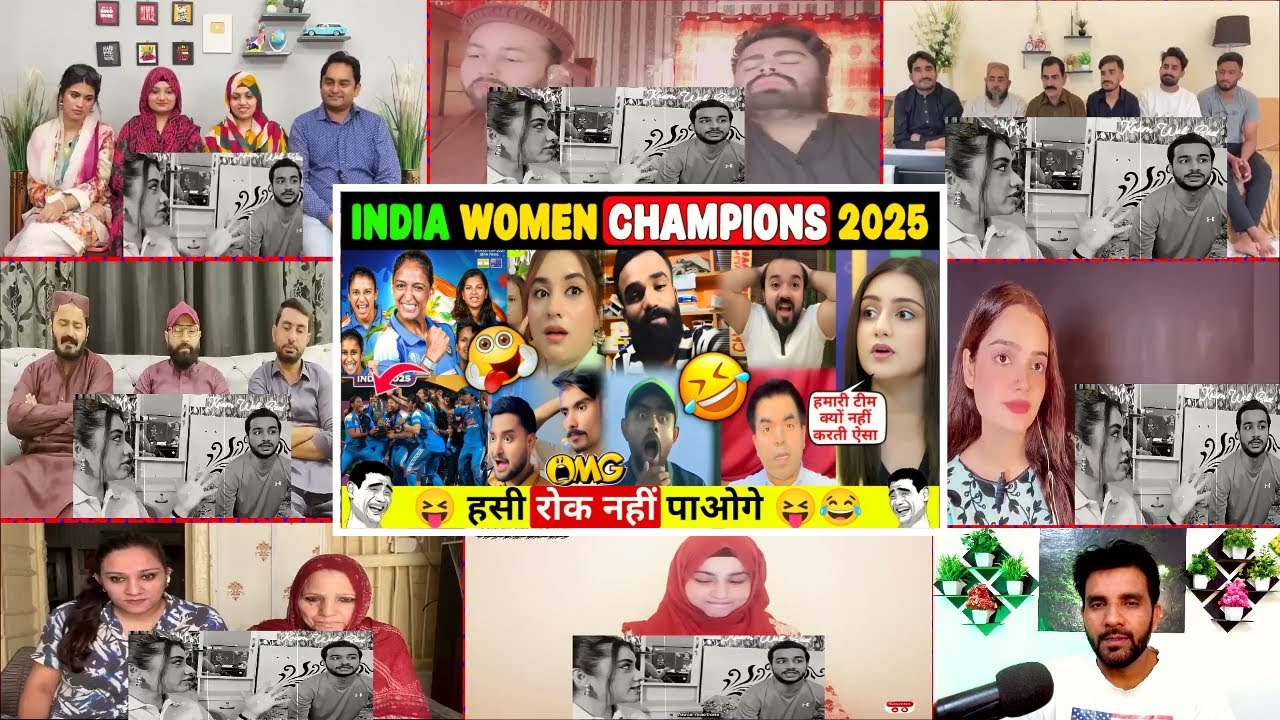 😱 Pak Media In Shock! Indian Women's Team Lift World Cup 2025 🏆😂 | Pakistani Reaction |FUNTOO MASHUP