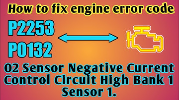 How to fix engine code P2253 & P0132, Mitsubishi