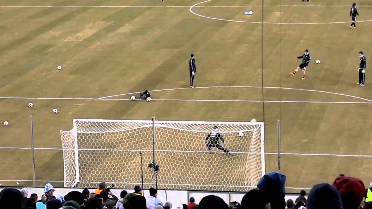 Lionel Messi - Original Free Kick - One Shot Two Goals