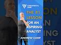 The #1 Lesson Every Aspiring Investment Analyst Must Know