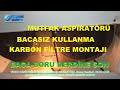 Mutfak ASPİRATÖR BACASIZ KULLANMA - KARBON FİLTRE NASIL TAKILIR- Sesli Bilgiler TR - Teknik