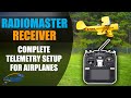 RadioMaster R168 Telemetry Receiver Tutorial with Real Time Battery Voltage