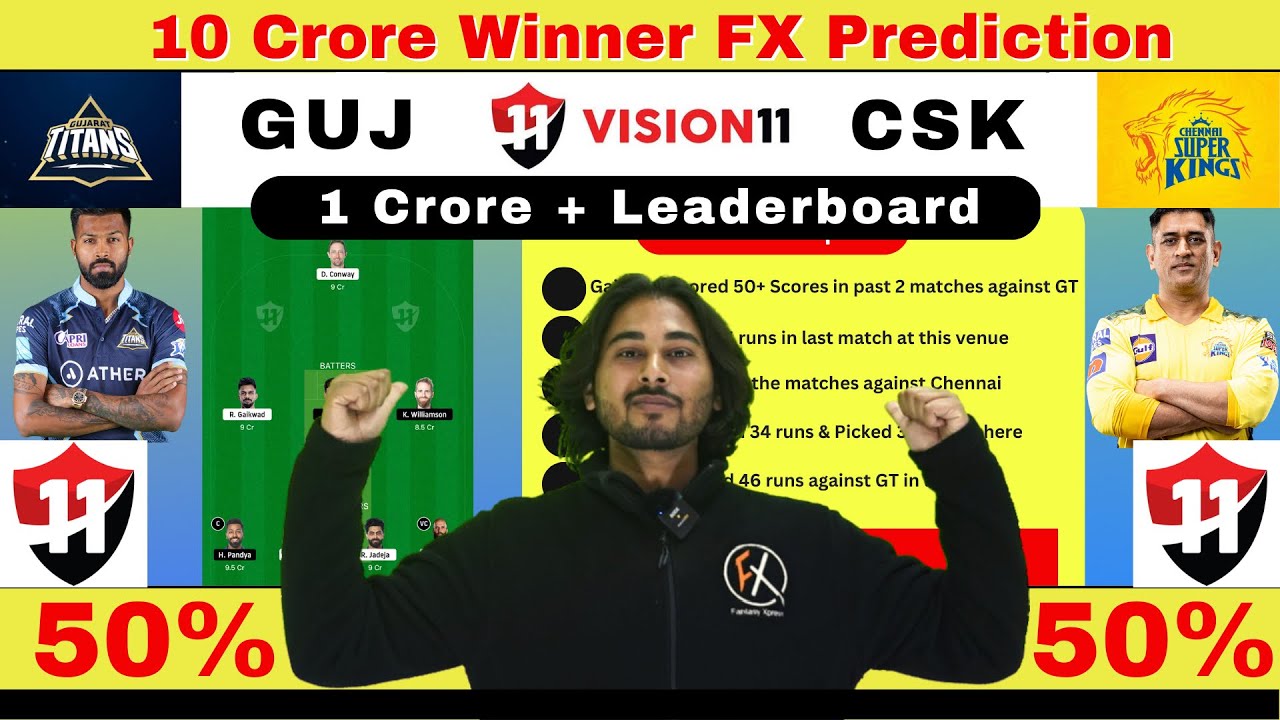 GT Vs CSK Vision11 Prediction Gujarat Titans Vs Chennai Super Kings gt-vs-csk-vision11-prediction-gujarat-titans-vs-chennai-super-kings