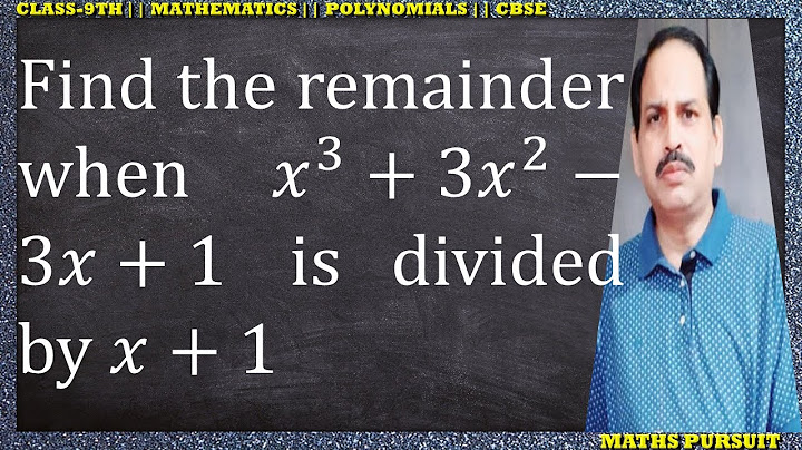 What is the remainder when x 3 1 is divided by x 2 x 1