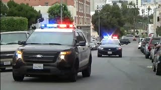 LAPD RAMPART UNITS RESPONDING BACK UP MAN WITH GUN | SUSPECT G.O.A | 06-07-2023