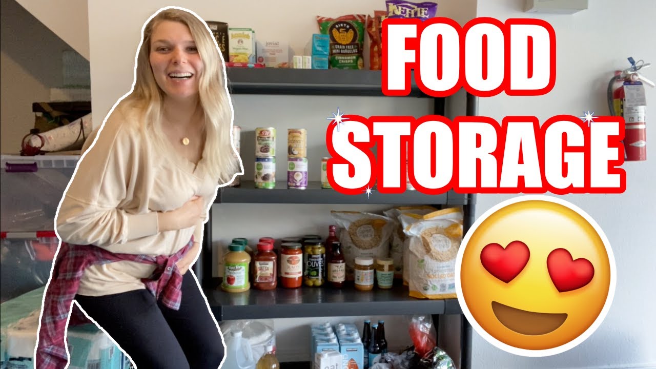 😍 FOOD STORAGE ORGANIZATION + TOUR 2020 (large pantry organization) // Rachel K