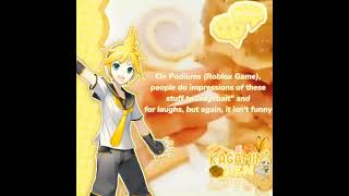 #vocaloid #kagaminelen ﾉ VI ageplayers rant ꉂ◡̈ ﾉ #slimerant #fypyoutube