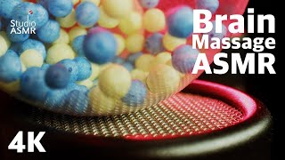 Brain Massage ASMR | Extreme Macro Mic Touching | Studio ASMR 4K