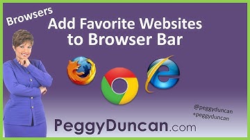 Add Shortcuts to Your Favorite Websites to Your Browser Bar (with video)