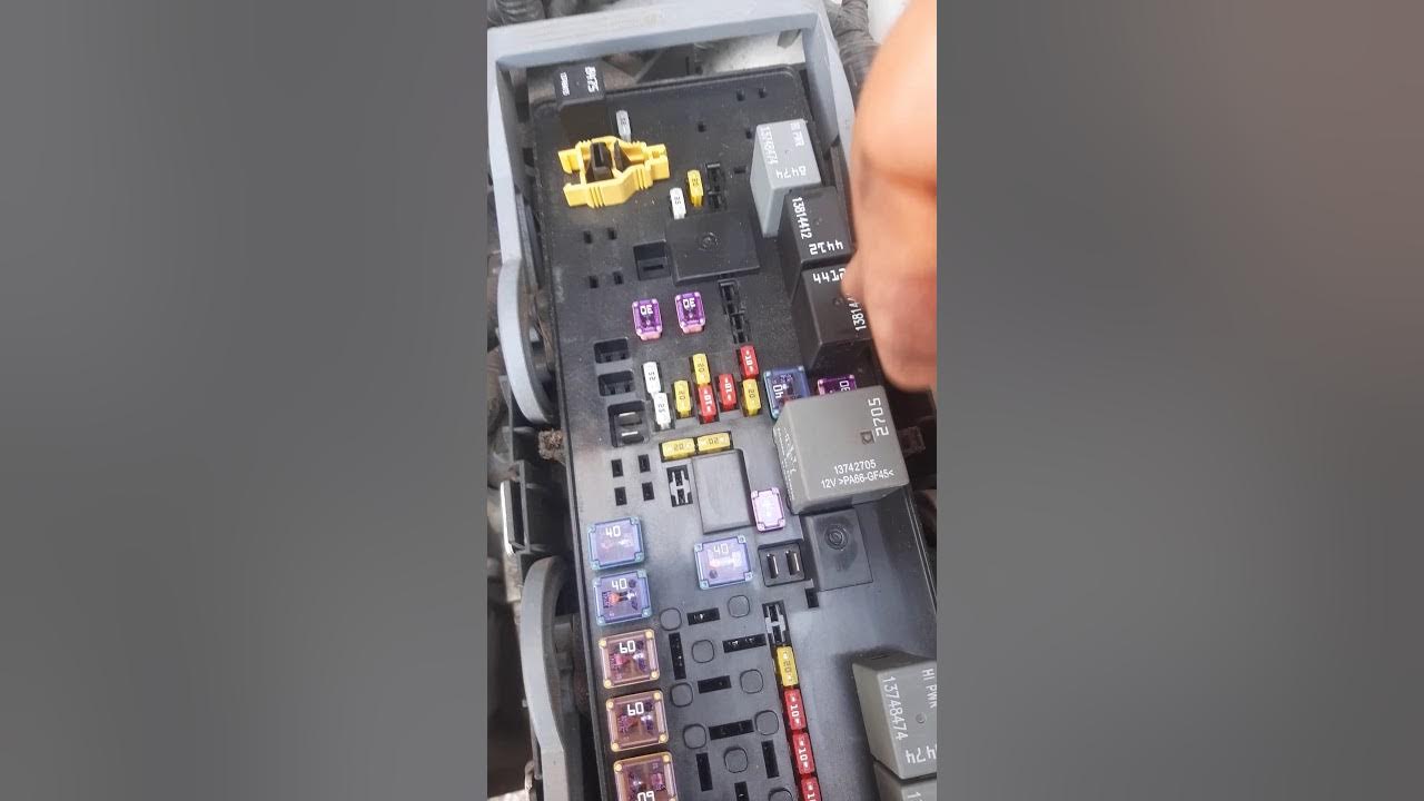 شرح مختصر عن قاعدة الفيوزات في الدوج جورني fuse box dodge journey YouTube