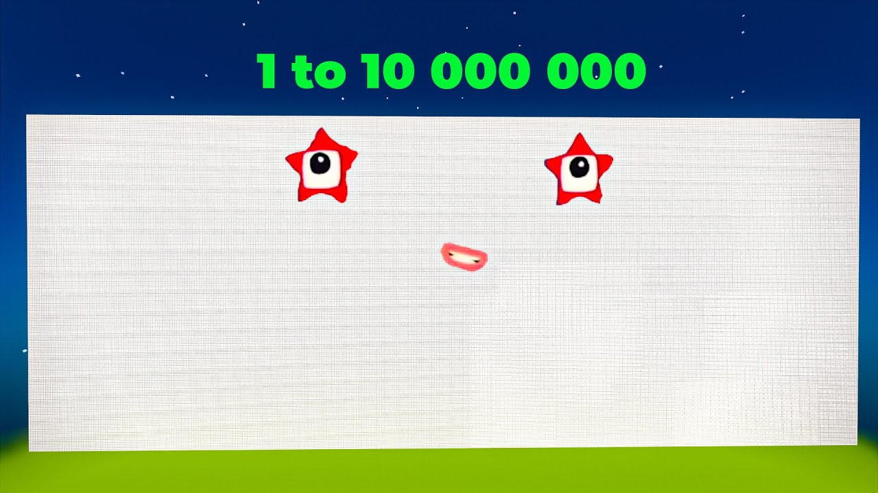 Numberblocks 10000000