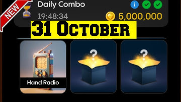 Gemz Daily Combo 31 October | Gemz Daily Cipher Code 31 October | Gemz Daily Combo Today