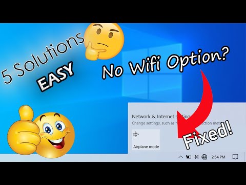 Fix Wifi Not Showing in Windows 10 Settings | Fix Missing Wifi | 100 Working✔✅